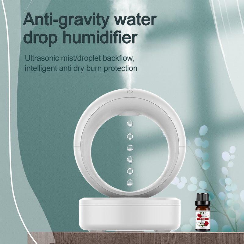 Anti-gravity Air Humidifier, Levitating Water Drops Fogger Electric Hu
